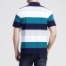 Summer Men's Fashion Stripe Design Comfort Cotton Golf Shirt Casual Short-sleeved Tops Tees Summer Men's Fashion Stripe Design Comfort Cotton Golf Shirt Casual Short-sleeved Tops Tees