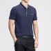 Mens Geometric Printing Loose Thin Comfy Golf Shirt Short Sleeve Work Casual Tee Tops Mens Geometric Printing Loose Thin Comfy Golf Shirt Short Sleeve Work Casual Tee Tops