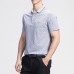 Mens Geometric Printing Loose Thin Comfy Golf Shirt Short Sleeve Work Casual Tee Tops Mens Geometric Printing Loose Thin Comfy Golf Shirt Short Sleeve Work Casual Tee Tops