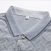 Mens Geometric Printing Loose Thin Comfy Golf Shirt Short Sleeve Work Casual Tee Tops Mens Geometric Printing Loose Thin Comfy Golf Shirt Short Sleeve Work Casual Tee Tops