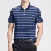 Summer Men's Business Casual Stripe Design Slim Golf Shirt Short-Sleeve Lapel Sports Tops Tees Summer Men's Business Casual Stripe Design Slim Golf Shirt Short-Sleeve Lapel Sports Tops Tees