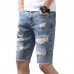 Fashion Holes Ripped Jeans Summer Slim Shredded Jeans for Men Fashion Holes Ripped Jeans Summer Slim Shredded Jeans for Men