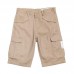 Men's Loose Breathable Cotton Cargo Shorts Summer Solid Color Mutic Pocket Shorts Men's Loose Breathable Cotton Cargo Shorts Summer Solid Color Mutic Pocket Shorts