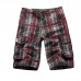 Men's Fashion Plaid Multi-pocket Shorts Summer Breathable Knee-Length Casual Shorts Men's Fashion Plaid Multi-pocket Shorts Summer Breathable Knee-Length Casual Shorts