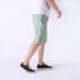 Men's Breathable Quick-drying Knee-length Shorts Elastic Waist Solid Color Casual Shorts Men's Breathable Quick-drying Knee-length Shorts Elastic Waist Solid Color Casual Shorts