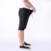Men's Breathable Quick-drying Knee-length Shorts Elastic Waist Solid Color Casual Shorts Men's Breathable Quick-drying Knee-length Shorts Elastic Waist Solid Color Casual Shorts