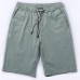 Men's Breathable Quick-drying Knee-length Shorts Elastic Waist Solid Color Casual Shorts Men's Breathable Quick-drying Knee-length Shorts Elastic Waist Solid Color Casual Shorts