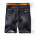 Mens Summer Plus Size Elastic Embroidery Denim Shorts Casual Mid Rise Jeans Mens Summer Plus Size Elastic Embroidery Denim Shorts Casual Mid Rise Jeans