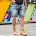 Summer Plus Size Retro Nostalgic Fashion Ripped Holed Short Jeans for Men Summer Plus Size Retro Nostalgic Fashion Ripped Holed Short Jeans for Men