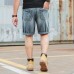 Summer Plus Size Retro Nostalgic Fashion Ripped Holed Short Jeans for Men Summer Plus Size Retro Nostalgic Fashion Ripped Holed Short Jeans for Men