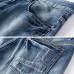Summer Plus Size Retro Nostalgic Fashion Ripped Holed Short Jeans for Men Summer Plus Size Retro Nostalgic Fashion Ripped Holed Short Jeans for Men