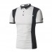 Men's Summer Hit Color Short-sleeved Golf Shirt Fashion Casual Stand Collar Tops Tees Men's Summer Hit Color Short-sleeved Golf Shirt Fashion Casual Stand Collar Tops Tees
