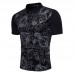 Mens Fashion Printed Design Golf Shirt Casual Trun Down Short Sleeve Tops Tees Mens Fashion Printed Design Golf Shirt Casual Trun Down Short Sleeve Tops Tees