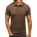 Summer Leisure Golf Shirts Turn-down Collar Loose Short Sleeve Solid Color T-shirts for Mens Summer Leisure Golf Shirts Turn-down Collar Loose Short Sleeve Solid Color T-shirts for Mens
