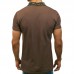 Summer Leisure Golf Shirts Turn-down Collar Loose Short Sleeve Solid Color T-shirts for Mens Summer Leisure Golf Shirts Turn-down Collar Loose Short Sleeve Solid Color T-shirts for Mens