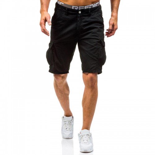 Summer Mens Big Size Loose Multi Pockets Leisure Shorts Mid Rise Cotton Calf Length Cargo Pants Summer Mens Big Size Loose Multi Pockets Leisure Shorts Mid Rise Cotton Calf Length Cargo Pants