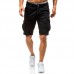 Summer Mens Big Size Loose Multi Pockets Leisure Shorts Mid Rise Cotton Calf Length Cargo Pants Summer Mens Big Size Loose Multi Pockets Leisure Shorts Mid Rise Cotton Calf Length Cargo Pants