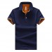 Men's Casual Slim Lapel Golf Shirt Summer Half Sleeve Pure Color Thin Tops Tees Men's Casual Slim Lapel Golf Shirt Summer Half Sleeve Pure Color Thin Tops Tees