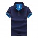 Men's Casual Slim Lapel Golf Shirt Summer Half Sleeve Pure Color Thin Tops Tees Men's Casual Slim Lapel Golf Shirt Summer Half Sleeve Pure Color Thin Tops Tees