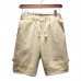 Men's Leisure Elastic Waistline Drawstring Shorts Summer Loose Solid Color Shorts Men's Leisure Elastic Waistline Drawstring Shorts Summer Loose Solid Color Shorts