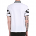 Men's Fashion Stripes Sleeve Trun-down Short Sleeve Casual Golf Shirt Men's Fashion Stripes Sleeve Trun-down Short Sleeve Casual Golf Shirt