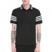 Men's Fashion Stripes Sleeve Trun-down Short Sleeve Casual Golf Shirt Men's Fashion Stripes Sleeve Trun-down Short Sleeve Casual Golf Shirt