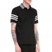 Men's Fashion Stripes Sleeve Trun-down Short Sleeve Casual Golf Shirt Men's Fashion Stripes Sleeve Trun-down Short Sleeve Casual Golf Shirt