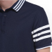 Men's Fashion Stripes Sleeve Trun-down Short Sleeve Casual Golf Shirt Men's Fashion Stripes Sleeve Trun-down Short Sleeve Casual Golf Shirt