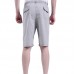 Summer Thin Middle-aged Men's Shorts Elastic Waist Breathable Loose Cotton Linen Shorts Summer Thin Middle-aged Men's Shorts Elastic Waist Breathable Loose Cotton Linen Shorts