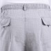 Summer Thin Middle-aged Men's Shorts Elastic Waist Breathable Loose Cotton Linen Shorts Summer Thin Middle-aged Men's Shorts Elastic Waist Breathable Loose Cotton Linen Shorts