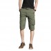 Men's Outdoor Multi-pocket Overalls Shorts Casual Sports Straight Cropped Trousers Bbreeches Men's Outdoor Multi-pocket Overalls Shorts Casual Sports Straight Cropped Trousers Bbreeches