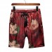 Men's Large Size Casual Loose Floral Printted Knee-Length Shorts Men's Large Size Casual Loose Floral Printted Knee-Length Shorts