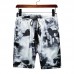Men's Large Size Casual Loose Floral Printted Knee-Length Shorts Men's Large Size Casual Loose Floral Printted Knee-Length Shorts
