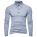 Spring Men Cotton Solid Color Long Sleeve Golf Shirts Multi-color Fall Leisure T-shirts Spring Men Cotton Solid Color Long Sleeve Golf Shirts Multi-color Fall Leisure T-shirts