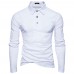 Spring Men Cotton Solid Color Long Sleeve Golf Shirts Multi-color Fall Leisure T-shirts Spring Men Cotton Solid Color Long Sleeve Golf Shirts Multi-color Fall Leisure T-shirts