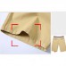 Summer Cotton Leisure Knee-length Shorts Breathable Pure Color Outdoor Cargo Pants for Men Summer Cotton Leisure Knee-length Shorts Breathable Pure Color Outdoor Cargo Pants for Men