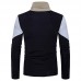 Men's Casual Color Block Bottoming Pullovers Long-sleeved Solid Color Warm High-neck Sweater Men's Casual Color Block Bottoming Pullovers Long-sleeved Solid Color Warm High-neck Sweater