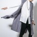 Mens Chinese Style Vintage Cotton Loose Fall Cardigan Sleeveless Coats Mens Chinese Style Vintage Cotton Loose Fall Cardigan Sleeveless Coats