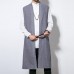 Mens Chinese Style Vintage Cotton Loose Fall Cardigan Sleeveless Coats Mens Chinese Style Vintage Cotton Loose Fall Cardigan Sleeveless Coats