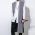 Mens Chinese Style Vintage Cotton Loose Fall Cardigan Sleeveless Coats Mens Chinese Style Vintage Cotton Loose Fall Cardigan Sleeveless Coats