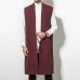 Mens Chinese Style Vintage Cotton Loose Fall Cardigan Sleeveless Coats Mens Chinese Style Vintage Cotton Loose Fall Cardigan Sleeveless Coats