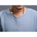 Ethnic Casual Men's Long-sleeved V-neck Solid Color Large Size Loose T-Shirts Ethnic Casual Men's Long-sleeved V-neck Solid Color Large Size Loose T-Shirts