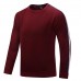 Autumn Winter Pullovers Sweater Men's Cotton Padded Round Neck Long-sleeved Tops Autumn Winter Pullovers Sweater Men's Cotton Padded Round Neck Long-sleeved Tops