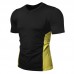 Summer Cotton V Neck Short Sleeve Tops Color Block Slim Casual T-shirts for Men Summer Cotton V Neck Short Sleeve Tops Color Block Slim Casual T-shirts for Men