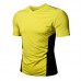 Summer Cotton V Neck Short Sleeve Tops Color Block Slim Casual T-shirts for Men Summer Cotton V Neck Short Sleeve Tops Color Block Slim Casual T-shirts for Men
