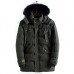 Winter Thick Warm Windproof Removable Furry Hood Outwear Jacket Parka for Men Winter Thick Warm Windproof Removable Furry Hood Outwear Jacket Parka for Men
