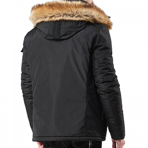 Winter Thick Warm Hooded Outdoor Parka Jacket for Men Winter Thick Warm Hooded Outdoor Parka Jacket for Men