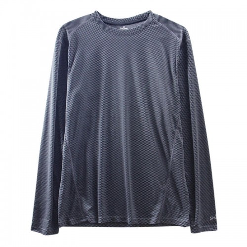 Men's Casual Round Collar Stretch Quick-drying Long Sleeved T-Shirts Men's Casual Round Collar Stretch Quick-drying Long Sleeved T-Shirts