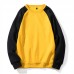 Autumn Winter Men's Loose Color Block Casual O Neck Long Sleeve Pullovers Autumn Winter Men's Loose Color Block Casual O Neck Long Sleeve Pullovers