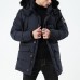 Mens Winter Plus Thick Warm Detachable Fluffy Hood Windproof Outdoor Parka Padded Jacket Mens Winter Plus Thick Warm Detachable Fluffy Hood Windproof Outdoor Parka Padded Jacket